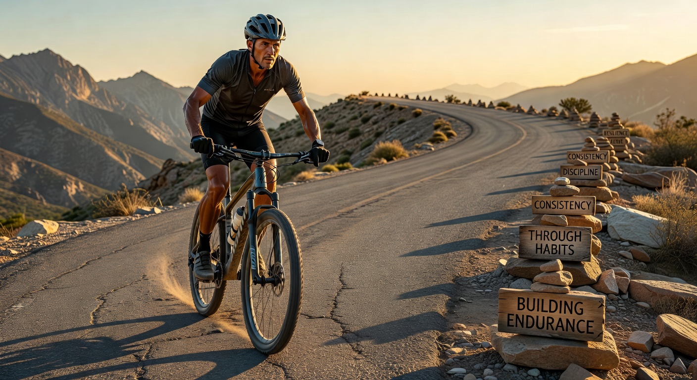 Cycling as an endurance fitness habit