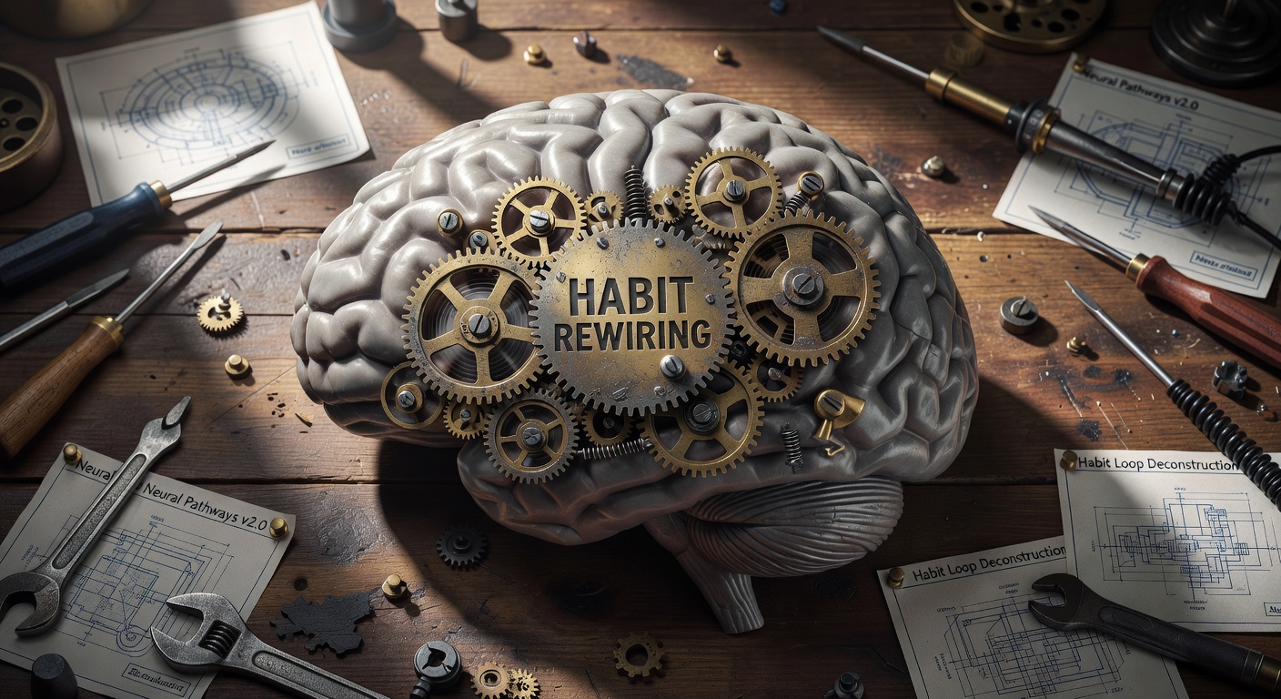 Brain rewiring through consistent habits